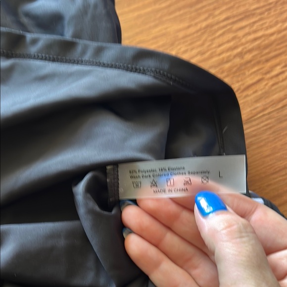 Source Unknown Black and White Palm Tree Swim Set - Picture 3 of 4